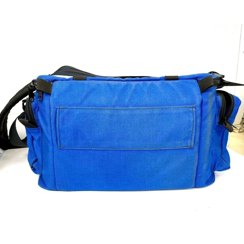 Lowepro Magnum 35 Camera Bag Padded Photography Dividers Shoulder Blue Vtg